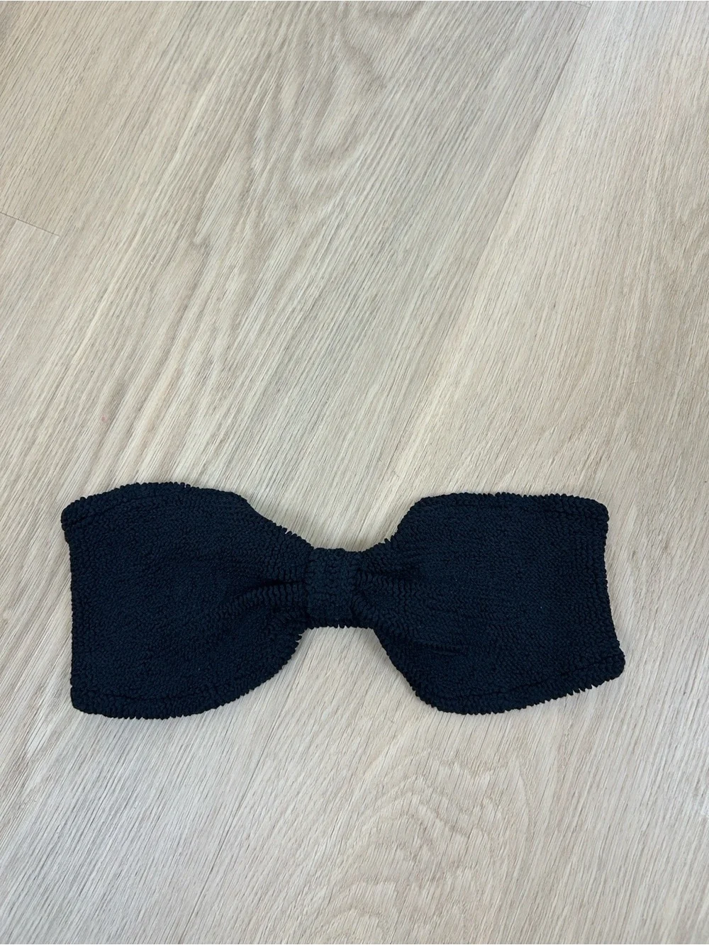 Hunza G Jean Bandeau Bikini Top OS